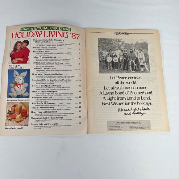 Rodales Have a Natural Christmas Booklet Recipes Gifts Over 200 Ideas 1987 - Picture 2 of 12